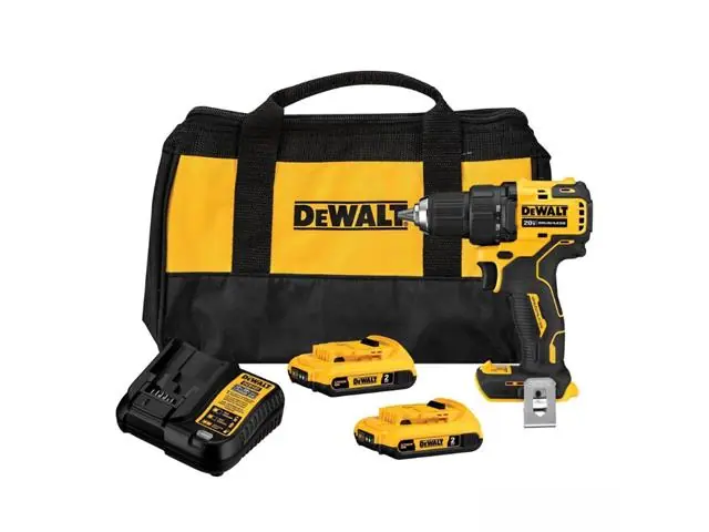 Taladro Inalámbrico Rotación 13 mm 20 V/2 Baterías DeWalt