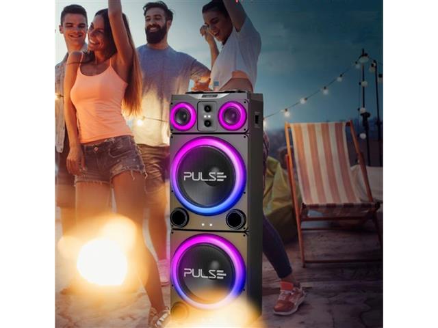 Caixa de Som Pulse Torre Double SP515 15 pol" LED Bluetooth- 3500w - 2