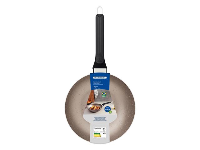 Frigideira Funda Tramontina Milazzo Antiaderente Max Amêndoa 24 cm - 1