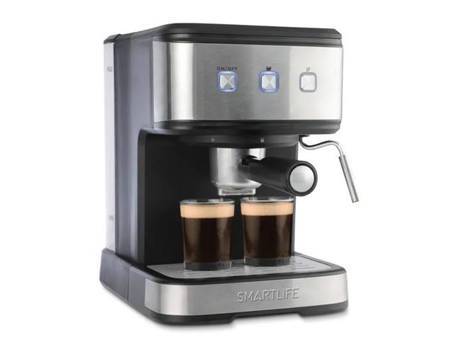 Cafetera Expreso Smartlife SL-EC8501 2 en 1 con 20 Bar 