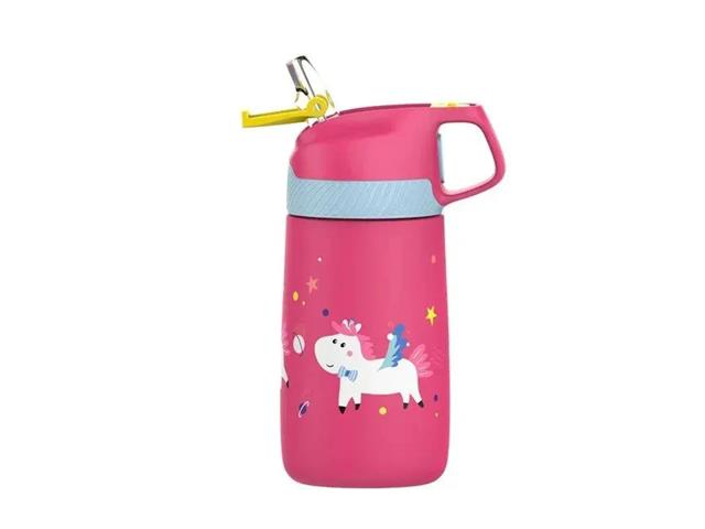 Tomatodo insulado infantil FJBottle 350 ml, Rosa