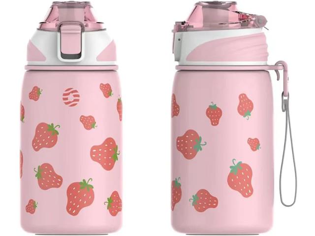 Tomatodo insulado infantil FJBottle 400 ml, Rosa