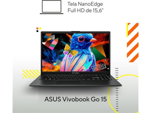 NOTEBOOK ASUS E1504 RYZEN 3 7320U 8GB 256GB SSD 15.6" W11 - 3