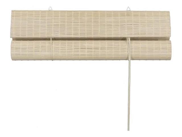 Colecao Bauhaus Persiana Rolo Bambu 160X160 Cor Fresno - 4