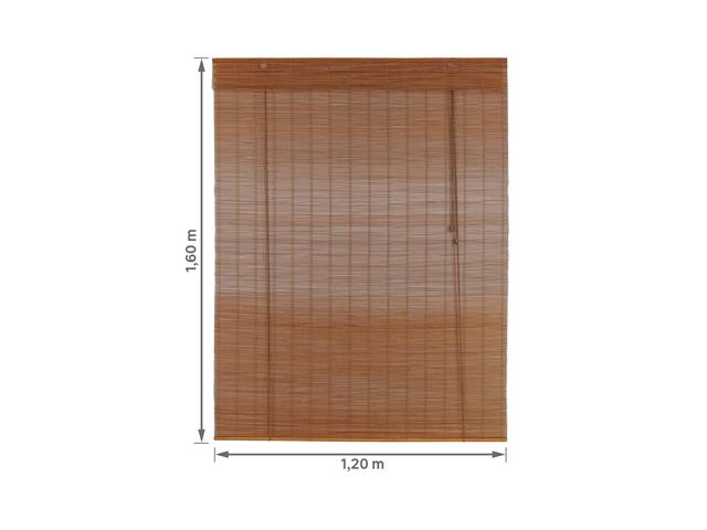 Colecao Hanoy Persiana Rolo Bambu 120X160 Cor Cedro - 3