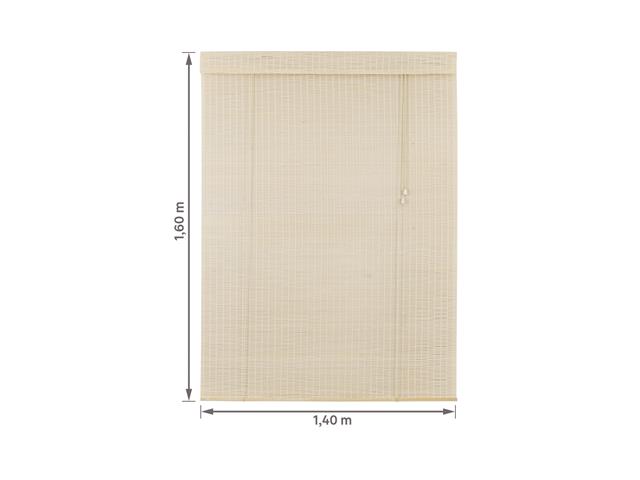 Colecao Bauhaus Persiana Rolo Bambu 140X160 Cor Fresno - 3