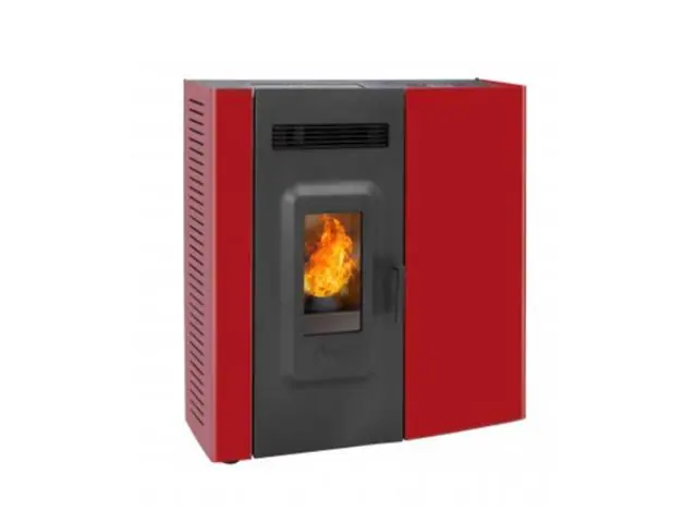 Estufa a Pellet Slim 9000 Roja Amesti