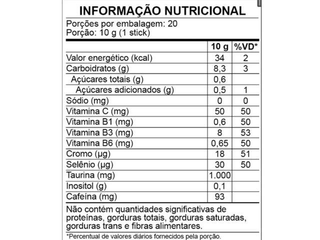 BodyUp Protein Citrus Fresh 450G  2 Sticks Thermo Energy Frutas - 1