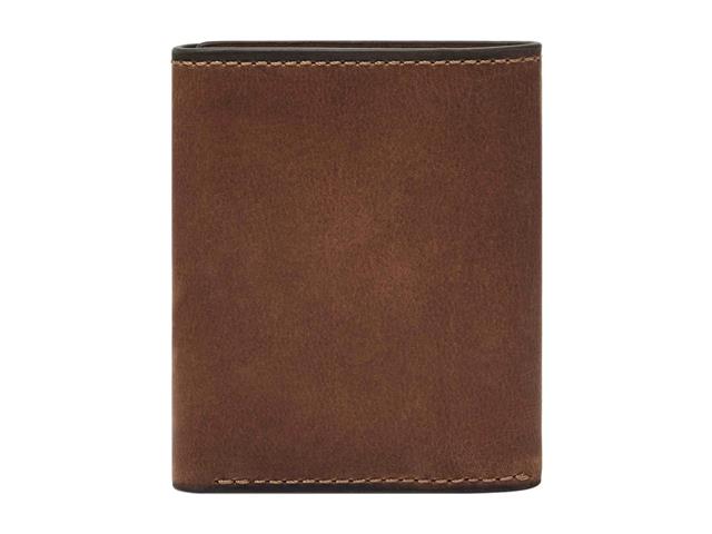 Billetera Fossil Jayden Trifold para Hombre, Marrón