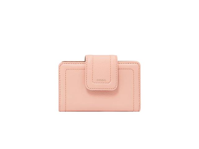 Billetera Fossil Madison Bifold para Mujer, Rosa