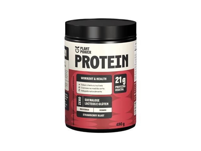 Suplemento Plant Power Protein ChocoDream 490G + Strawberry Blast 490G - 2