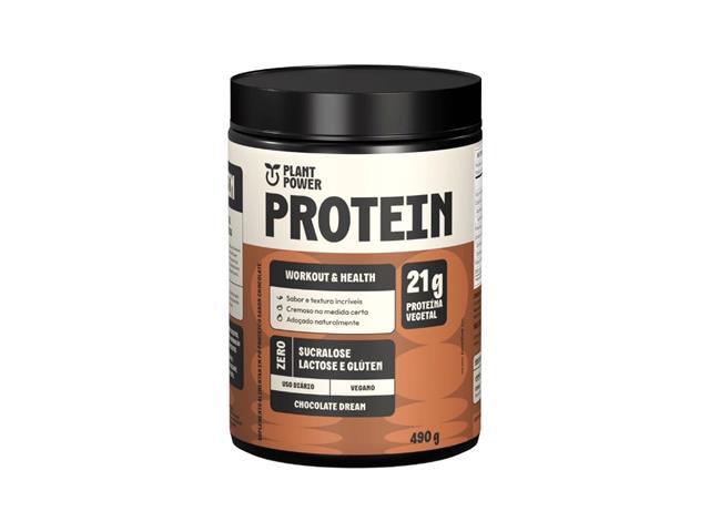 Suplemento Plant Power Protein ChocoDream 490G + Strawberry Blast 490G - 1