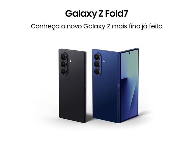 Smartphone Samsung Galaxy ZFold7 5G Dobrável 8"512GB 200+12+10MP Preto - 8