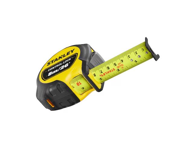 Trena Stanley Control-Lock 8m com Trava - 2