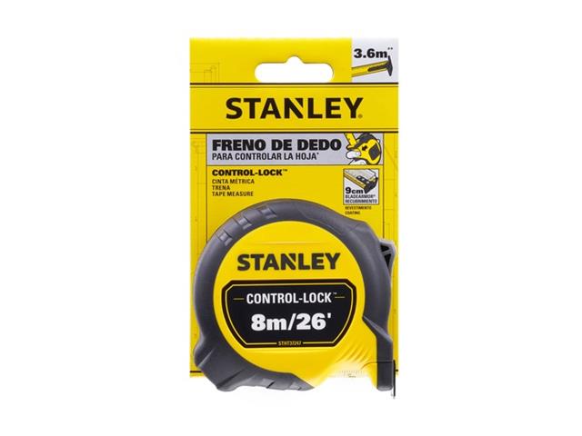 Trena Stanley Control-Lock 8m com Trava - 3