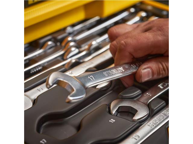 Caixa com 3 Gavetas Stanley e Jogo de 126 Peças - 4