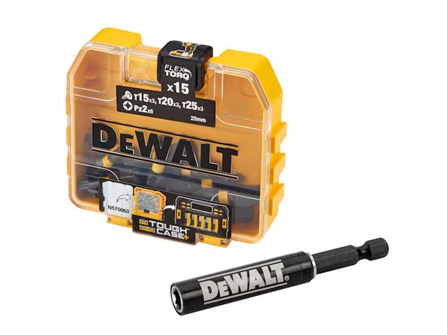 Jogo de Bits DeWalt FlexTorq 16 Peças Profissionais - 1