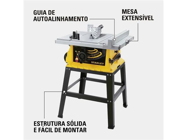 Serra de Bancada Stanley 10" 2000W 110V - 1