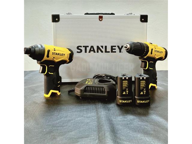 Kit Stanley Parafusadeira e Furadeira 12V 2 Baterias - 4