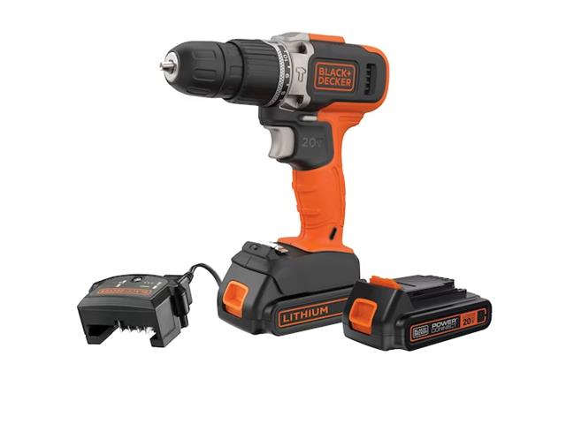 Parafusadeira Impacto Black+Decker 20V 1 Bateria - 1