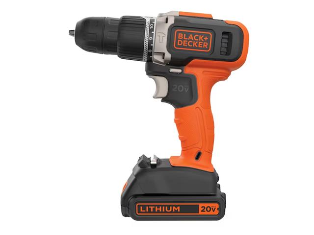 Parafusadeira Impacto Black+Decker 20V 1 Bateria - 2