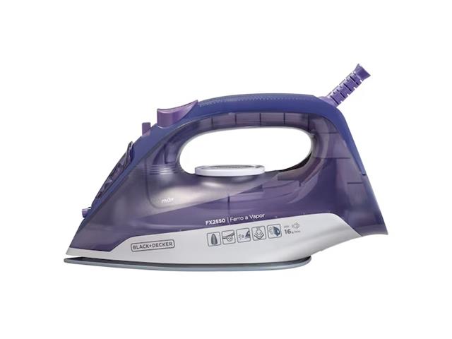 Ferro a Vapor Black+Decker Base Ceramic Gliss 110V