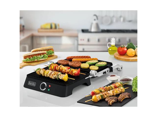 Grill Elétrico Black+Decker 180° Chapas Antiaderentes 110V - 3