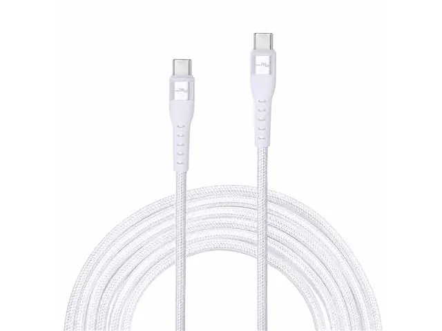 Cabo Carregamento e Dados Lity USB A/USB C  60W/3A 2M Branco (C11B)