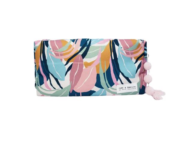Neceser Esme & Odrilia Rectangular Hojas, Pastel