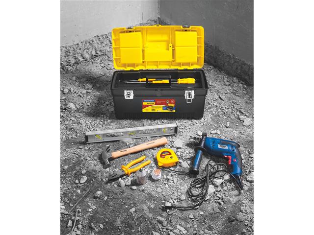 Caixa Plastica para Ferramentas com 2 Travas Tramontina 20" - 3
