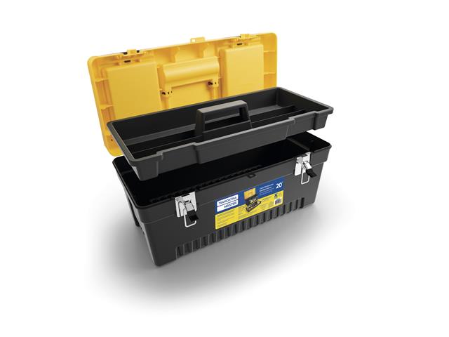 Caixa Plastica para Ferramentas com 2 Travas Tramontina 20" - 1