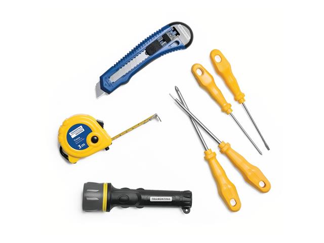 Kit de Ferramentas com Lanterna Tramontina 7 peças - 1