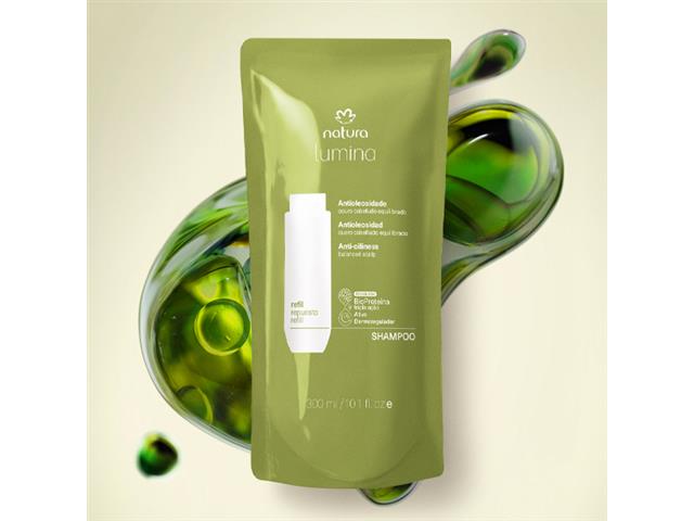 Refil Shampoo Equilibrante Antioleosidade Natura Lumina 300ML - 1
