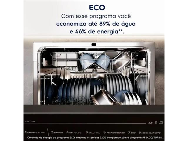Lava-Louça Electrolux 8 Serviços Inox com Programa Lava e Seca 220V - 9