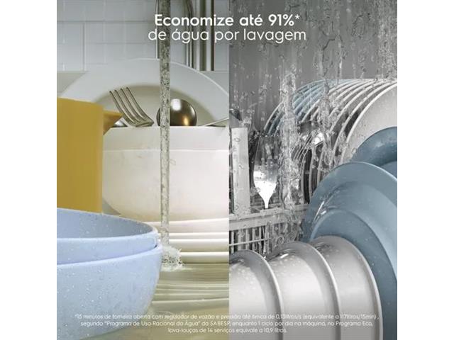 Lava-Louça Electrolux 14 Serviços Branca com Programa Lava e Seca 110V - 7