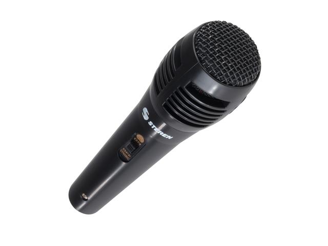 Micrófono amateur, negro
