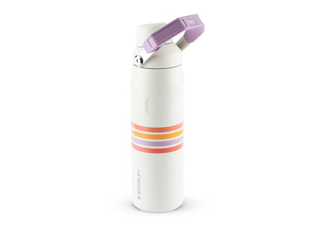 Garrafa Térmica Aerolight FastFlow Varsity Cream Lilac Stripes | 710ml - 1