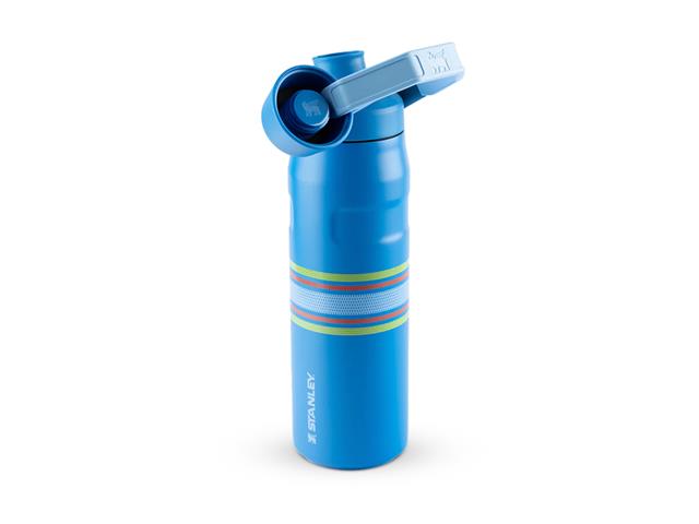 Garrafa Térmica Aerolight Fast Flow Varsity Azure Stripes | 710ml - 2