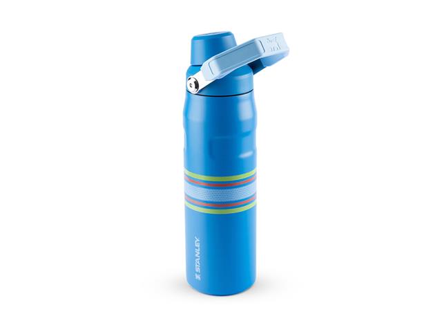 Garrafa Térmica Aerolight Fast Flow Varsity Azure Stripes | 710ml - 3