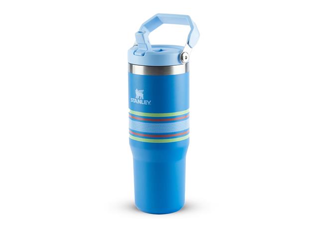 Copo Térmico Stanley FlipStraw Azure Stripes 0,887L - 1