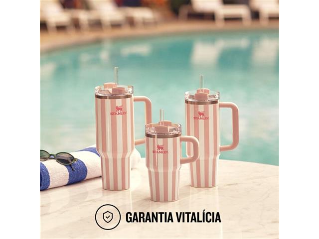 Copo Térmico Stanley Quencher Peach Whip Cabana Gloss 0,887L - 6