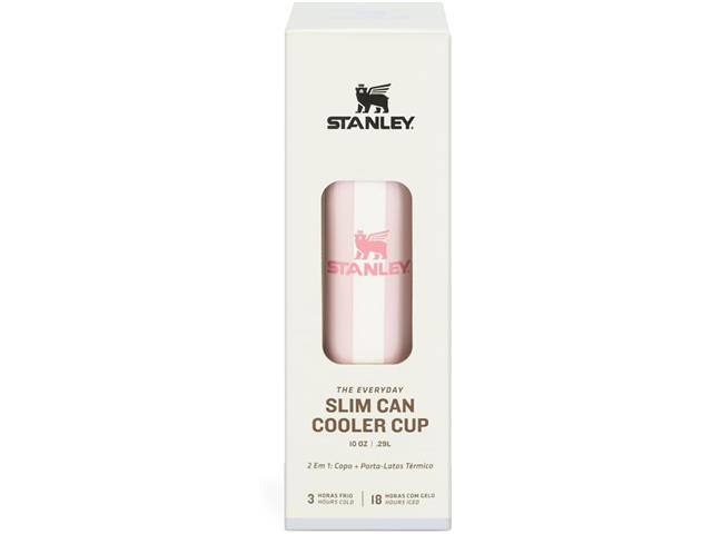 Can Cooler Slim Stanley com Tampa Peach Whip Cabana Gloss 0,29L - 3