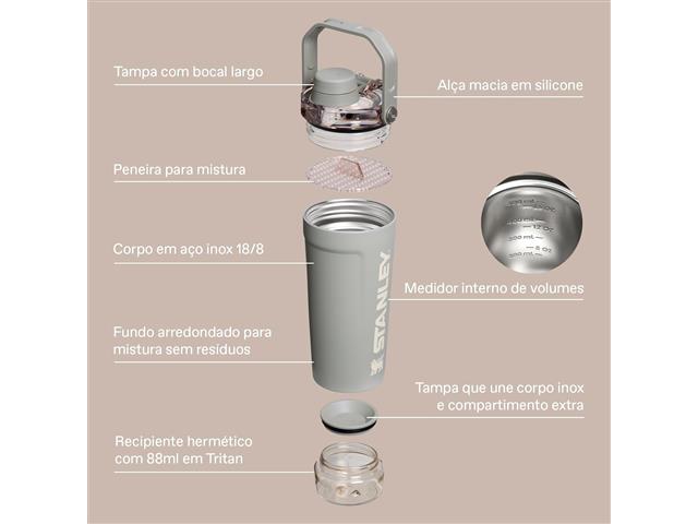 Shaker Stanley Activate Sage Grey 591ml - 4