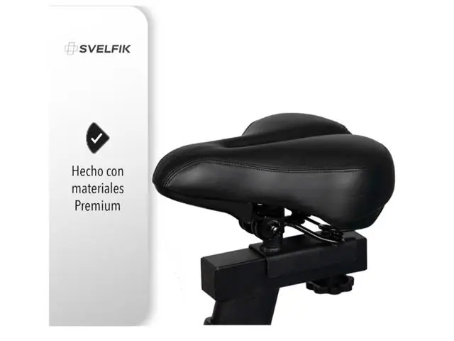 Bicicleta de Spinning 6 kg color negro con azul