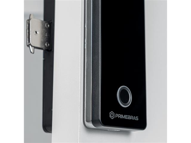 Fechadura Biométrica Athenas Madeira Bluetooth - 1