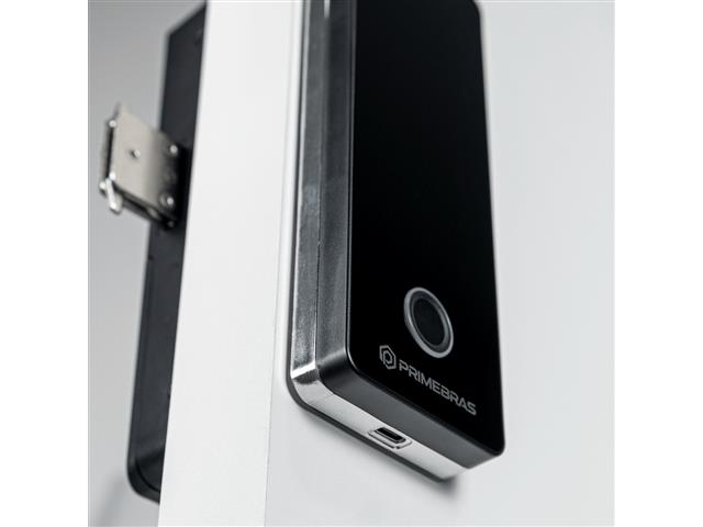 Fechadura Biométrica Athenas Madeira Bluetooth - 2