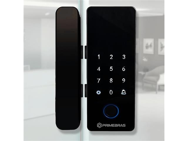 Fechadura Biométrica Athenas Vidro Bluetooth - 2