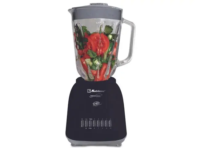 Licuadora Kitchen Magic: 10 velocidades + 2 pulsos con Vaso de vidrio