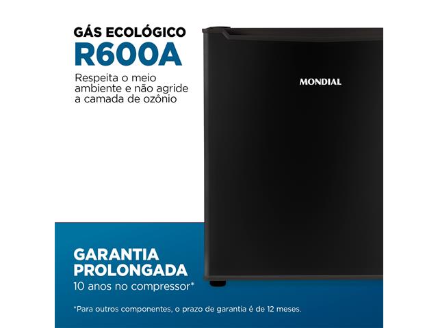 Frigobar Mondial 46L Porta Reversível Preto 220V - 5