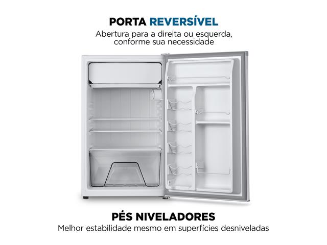 Frigobar Mondial 120L Porta Reversível Branco 220V - 4